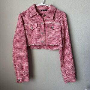 Pink Zara Tweed Set